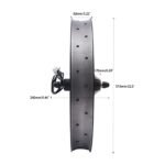 26“ Electric Bicycle Conversion Kit 48V 1500W E-Bike Rear Wheel Frame Kit with LCD Electric Bicycle Kit for Fat Tire - Image 2