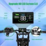 V20 3.0 Ebike 1000W-1500W Brushless Motor, 48V/15Ah Lithium Battery, 20" x4.0 Fat Tire Electric Bike, Snow, Road, Mountain Electric Bicycle - Image 3