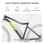 Heybike Race Max Electric Bike for Adults with 750W Peak Motor, 28mph Max Speed, 600WH Removable Battery Ebike, 27.5" Electric Mountain Bike with 7-Speed and Front Suspension - Image 6