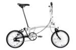Brompton A Line 3 Speed Folding Bike (White) - Image 2