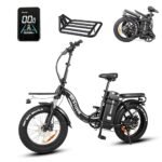 Foldable Electric Bike 1500W Peak Power Ebikes, 48V 23.4Ah Removable Battery, Up to 85 Mile Long Range Electric Bike 28MPH 3A Fast Charger 7-Speed Commuting Folding Ebike for Men Women