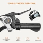 Heybike Cityscape Electric Bike for Adults with 350W Motor Peak 500W, 23mph Max Speed, 26" Electric Commuter Bike with UL Certified 360WH Removable Battery up to 40 Miles,7-Speed and Front Suspension - Image 5