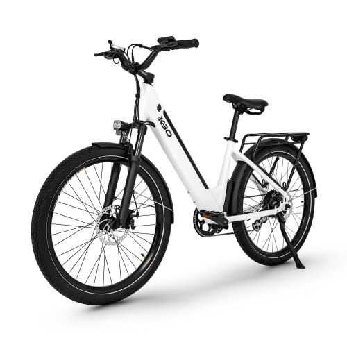 Version 1.0.0 KBO Breeze Electric Bike, 500W Ebike 48V 16Ah Removable Battery 55MI Range, 300LBS Payload, 27.5"x2.4" Commuter Ebikes for Adults, 25MPH, Shimano 7 Speed System, 5H Fast Charge - Image 1