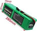 52v 22Ah Lithium Ion Battery Pack,52v Lithium Ion Battery,Built-in 30A BMS,with T Plug and Capacity Indicator,for 250-1200w Electric Bicycle Scooter - Image 6