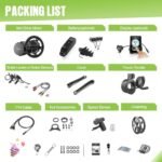 BAFANG 48V 750W BBS02B Ebike Motor Kit with P860C LCD Display Mid Drive Motor Electric Bike Conversion Kit - Image 6