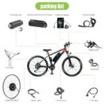 BAFANG 48V 500W Rear Hub Motor Kit Electric Bicycle Conversion Kit for Bikes 26" Wheel (500C Display, 48V 17.5Ah Rear Battery and Charger) - Image 7