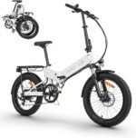 KBO K Series K1 K2 Folding Electric Bike 500W, 5 Colors K Series E Bike, Up to 45 Miles Range Electric Bike for Adults, 48V 10.4AH, 20Mph, 280lbs Payload, UL2849 Certificated Foldable Ebike