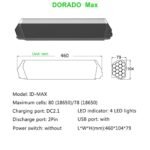 36V 48V 21Ah Reention Dorado Max Ebike Battery Pack Compatible for NCM Electric Bike Removable Lithium Batteries wih USB Port (48V 21Ah) - Image 2