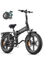 ENGWE Engine Pro 2.0 1200W Peak Power 75N.m Torque Sensor Ebike, 4.0 * 20” Fat Tire Folding Electric Bike for Adults, 52V 16AH Battery Up to 28MPH 68Mile Long Range, Full Suspension All Terrain