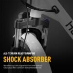 Heybike Cityscape Electric Bike 350W(Peak 500W) Electric City Cruiser Bicycle Up to 40 Miles Removable Battery, 7-Speed and Dual Shock Absorber, 26" Electric Commuter Bike for Adults - Image 4