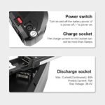 Yose Power Ebike Battery 36V 13Ah 17.4Ah/48V 13Ah 20Ah/52V 13Ah 15Ah Down Tube Battery for 200-1500W Motor, Electric Bicycle Lithium-Ion Battery, Safe Lock, Led Indicator Light, with Base and Charger - Image 4