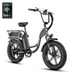 Breeze 1500W Peak Electric Bike for Adults, 120Miles 30AH Dual Batteries Long Range Ebike, All Terrain for Mountain, Snow, Beach, Step Through Fat Tires Electric Bike, 2 Seater (US Warehouse)