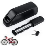 4800mAh 21700 Cells Ebike Battery 48V - 19.2AH Electric Bicycle Replacement Lithium Batteries Shark DP with Charger and USB Port for Bafang Mid Drive 500W 750W 1000W 1500W 1600W Motor