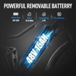 Electric Bike for Adults with 1000W(Peak) Brushless Motor, 32MPH Electric Bicycles with 48V 15AH Removable Battery, Full Suspension and 7 Speed 29" E-Bike for Man and Woman - Image 4