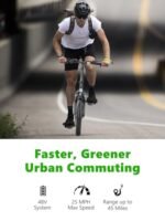 750W Electric Bike for Adults, Folding Ebike 48V 13Ah Removable Battery Max Speed 25MPH,Full Suspension System Design 20''×3.0''Fat Tire Electric Bicycle - Image 5