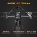 Jasion X-Hunter Electric Bike for Adults,1400W Peak Motor 30MPH Max Speed,624WH Removable Battery Full Suspension System 20" x4.0 Fat Tire Foldable Ebike,7-Speed Bicycles with Saddle Bag - Image 5