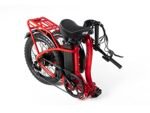 VeeGo Semi Fat Electric Bike, Lightweight & Folds in Half, Basket, Rack, Fenders Included, for Adults - Image 4