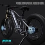 Fat-Tire 2000W Dual-Motor Electric-Bike for Adults-Women-Men - 48V 30AH 30MPH Full Suspension Electric Bicycle 120Miles Long Range e-Bike - Image 6