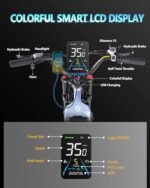 Juliet(24 New) 48V 60Ah Peak 1200W Electric Bike for Adults, Up to 200 Miles Long Range Electric Bike Full Suspension, 4.0 Fat Tire E Bike Shimano7-Speed 4-Piston Hydraulic Brake, UL2849 - Image 5