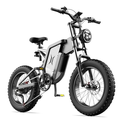 Version 1.0.0 X20 Electric Bike for Adults 2000W 35AH Removable Battery 20" Mountain Electric Dirt Bike, 34MPH, 7-Speed, Dual Hydraulic Shock Absorbers, Commuting Electric Bicycle for Adults - Image 1