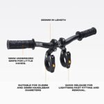 Kids Ride Shotgun - Front Mounted Child Bike Seat and Handlebar Accessory Combo Pack | Made for Mountain Bikes - Image 3