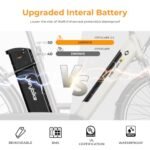 Heybike Cityscape 2.0 Electric Bike for Adults with 1000W Motor Peak,468Wh Removable Battery and up to 50Miles 24MPH,UL Certified 26" Electric Commuter Bike with 7-Speed and Front Suspension. - Image 3