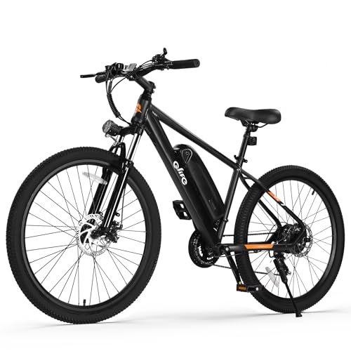 Version 1.0.0 Racer Electric Bike for Adults - 21-Speed Mountain Lightweight Ebike with Peak 500W Brushless Motor, 375Wh Removable Battery, 26X2.1 Tire Step Over E-MTB, Up to 40 Miles - Image 1