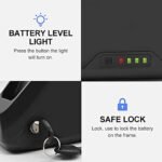 Jumbo Shark EBike Battery, 48V 31Ah Electric Bicycle Li-ion Battery for 0-1500W Motor Conversion Kit with 35A BMS XT60 Plug 3A Charger - Image 4