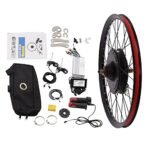 Electric Bike Conversion Kit, 72V 2000W 26"/27.5" 29" Rear Wheel Powerful Motor E-Bike Conversion Kit, Electric Bicycle Motor Kit Dual Mode Controller W/LCD Display Twist Throttle PAS
