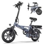 NAVIC CB6PRO Electric Bike for Adults, 750W Peak Power Folding Ebike, 22Mph Max Speed, 749Wh Removable Battery, 14" Adults Electric Bicycle, Max 40Miles Long Range, Mini E Bikes