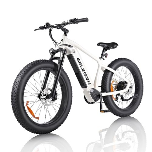 Version 1.0.0 Electric Bike for Adults, 26" x 4.0 Fat Tire Electric Bicycles with 48V & 17.5AH Removable Battery, 1450W Peak Powerful Motor Ebike, 32MPH Max Speed Electric Mountain Bike with 7-Speed - Image 1