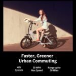 Electric Bike for Adults 750W Ebike 30 Mph Peak 1200W 80Nm Max Range 50Miles 48V 16Ah Removable Battery Foldable 20'' x 4.0" Fat Tire Adult Electric Bicycles 7-Speed Hydraulic Front Rear Oil Brakes - Image 4