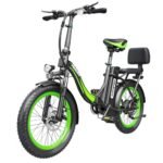 750W Electric Bike for Adults, Folding Ebike 48V 13Ah Removable Battery Max Speed 25MPH,Full Suspension System Design 20''×3.0''Fat Tire Electric Bicycle