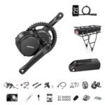 BAFANG 750W Mid Drive Kit with Battery(Optional), BBS02B Mid Drive DIY 8Fun Ebike Conversion Kit with LCD Display&Ebike Battery for 68-73MM Mountain Bike,City Bike,Commuter Ebike and Tricycle