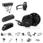 BAFANG 1000W Mid Drive Kit with Battery(Optional) BBSHD BBS03 Ebike Conversion Kit with Display,48V/52V 8Fun Electric Bike Conversion Kit for Moutain Road Bike(DM03,Without Battery)