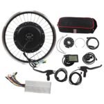 VBESTLIFE Front Wheel Electric Conversion Motor Kit, 20 Inch 48V 1500W Electric Bike Front Drive Motor Wheel Kit with 35A Controller LC S866 Meter Shifter Assist Sensor