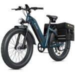 CycVerve Electric Bike for Adults,1400W Peak Motor City Cruiser Ebike,48V Removable Battery,28MPH 75Miles Step-Thru Electric Bicycle,26" x 4.0 Fat Tire Full Shock Absorber Commuter E Bike