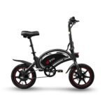 Electric Bike for Adults Teens,DYU D3F 14" Folding Electric Bicycle,Commuter City E-Bike with 250W Motor and 36V 10AH Lithium-Ion Battery,40-45miles Travel Range