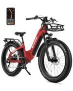 Eden Electric Bike Adults GPS Smart App Control 750W BAFANG Motor 48V 20Ah Samsung Battery Fat Tire Ebike,Electric Bicycle,90Miles Range,28MPH Max Speed UL Certificate