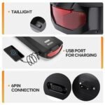 48V Ebike Battery,Electric Bike Battery for Bafang/AW/YOSE Power/Voilamart/Ebikeling Ebike Conversion kit,48v Lithium Battery with Charger,USB Charge Port，XT60 Female Connector - Image 3