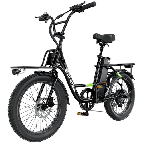 Version 1.0.0 isinwheel U7 Electric Bike for Adults, 20 mph Cargo Ebike 500W Adult Electric Bicycles, 55 Miles Range E Bike, 48V 10.4Ah Removable Battery, 7 Speed Gearshift, 20" Step Thru Ebikes for Adults - Image 1