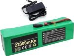 52v 22Ah Lithium Ion Battery Pack,52v Lithium Ion Battery,Built-in 30A BMS,with T Plug and Capacity Indicator,for 250-1200w Electric Bicycle Scooter