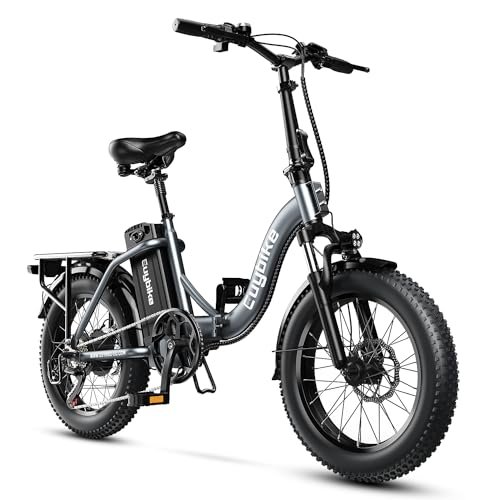 Version 1.0.0 Auloor Folding Electric Bike for Adults,1000W Motor 30MPH,70Mile,48V 12.8AH/15AH Removable Battery 20" Fat Tire Electric Bicycle,Full Suspension System Design Folding Ebike,7-Speed E-Bikes - Image 1