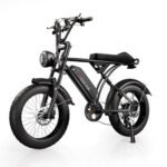 V60/V60 Pro Electric Bike, 48V 15.6/18.2Ah Removable Battery 20” Fat Tire Electric Bike, 1000/1500W Motor 30/33MPH Top Speed Electric Motorcycle, 7 Speed Dual Disc/Hydraulic Brake E Bikes