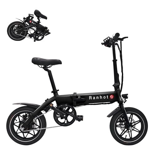 Version 1.0.0 RANHOT 14'' Folding Electric Bike for Adults,Ebike with 36V 7.8Ah Battery,20 Mph Max Speed,Power by 500W Commuting E-Bike, Weighs Only 39lbs - Image 1