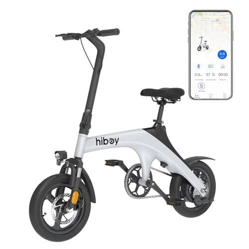 Version 1.0.0 Hiboy C1 Electric Bike for Adults, Max 20MPH Speed & 43.5 Miles Range(PAS), 500W Peak Motor and Removable Battery, Front Suspension Electric Bicycle, 14" Foldable ebike for Adults and Teens - Image 1