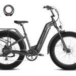 VELOWAVE Electric Bike 26" Fat Tire Ebike Electric Bike for Adults with 750w (Peak 1000W) Brushless Motor 48V 15AH Removable LG Cell with Lock& Bell