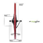 EBIKELING Waterproof Ebike Conversion Kit for Electric Bike 26" Front or Rear Wheel Electric Bicycle Hub Motor Kit 1500W 1200W 750W 500W Electric Bike Conversion Kit - Image 3