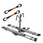 Hyperax Special Combo -Patented Lift Assisted Volt Lift with 2X E-Bike Adapter Up to 80lbs eBikes for RV, Camper, Motorhome Toad