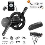 BAFANG 48V 750W Mid Drive Kit with Battery 20Ah 13Ah 14Ah 17.5Ah 18Ah, 8Fun BBS02 Electric Bike Mid Mount Motor with Display & Chainring, eBike Conversion Kit for Mountain Road Commuter Bicycle